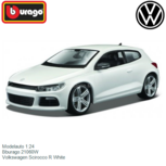 Modelauto 1:24 | Bburago 21060W | Volkswagen Scirocco R White Modelauto 1:24 | Bburago 21060W | Volkswagen Scirocco R White