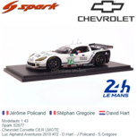 Modelauto 1:43 | Spark S2577 | Chevrolet Corvette C6.R LMGTE | Luc Alphand Aventures 2010 #72 - D.Hart - J.Policand - S.Gregoire Modelauto 1:43 | Spark S2577 | Chevrolet Corvette C6.R LMGTE | Luc Alphand Aventures 2010 #72 - D.Hart - J.Policand - S.Gregoire
