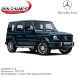 Modelauto 1:18 | Minichamps 110037100 | Mercedes Benz G-Class W463 Blauw Metallic 2020 Modelauto 1:18 | Minichamps 110037100 | Mercedes Benz G-Class W463 Blauw Metallic 2020