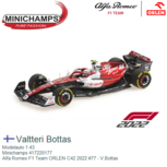Modelauto 1:43 | Minichamps 417220177 | Alfa Romeo F1 Team ORLEN C42 2022 #77 - V.Bottas Modelauto 1:43 | Minichamps 417220177 | Alfa Romeo F1 Team ORLEN C42 2022 #77 - V.Bottas
