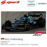 Modelauto 1:43 | Spark S8531 | AMR Aramco Cognizant F1 Team AMR22 2022 - N.Hulkenberg Modelauto 1:43 | Spark S8531 | AMR Aramco Cognizant F1 Team AMR22 2022 - N.Hulkenberg