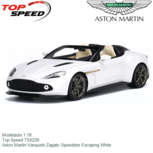Modelauto 1:18 | Top Speed TS0229 | Aston Martin Vanquish Zagato Speedster Escaping White Modelauto 1:18 | Top Speed TS0229 | Aston Martin Vanquish Zagato Speedster Escaping White