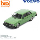 Modelauto 1:43 | IXO-Models MOC312 | Volvo 242 Custom Green 1980 Modelauto 1:43 | IXO-Models MOC312 | Volvo 242 Custom Green 1980