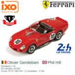 Modelauto 1:43 | IXO-Models LM1961 | Ferrari TR 61 1961 #10 - O.Gendebien - P.Hill Modelauto 1:43 | IXO-Models LM1961 | Ferrari TR 61 1961 #10 - O.Gendebien - P.Hill