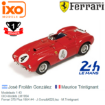 Modelauto 1:43 | IXO-Models LM1954 | Ferrari 375 Plus 1954 #4 - J.González - M.Trintignant Modelauto 1:43 | IXO-Models LM1954 | Ferrari 375 Plus 1954 #4 - J.González - M.Trintignant