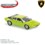 Modelauto 1:43 | Minichamps 940103320 | Lamborghini Urraco Groen 1974 Modelauto 1:43 | Minichamps 940103320 | Lamborghini Urraco Groen 1974