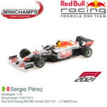 Modelauto 1:18 | Minichamps 110211611 | Red Bull Racing RB16B Honda 2021 #11 - S.Pérez Modelauto 1:18 | Minichamps 110211611 | Red Bull Racing RB16B Honda 2021 #11 - S.Pérez
