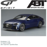 Modelauto 1:18 | GT Spirit GT399 | ABT Audi RS7 Sportline Blue Modelauto 1:18 | GT Spirit GT399 | ABT Audi RS7 Sportline Blue