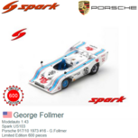 Modelauto 1:43 | Spark US103 | Porsche 917/10 1973 #16 - G.Follmer Modelauto 1:43 | Spark US103 | Porsche 917/10 1973 #16 - G.Follmer