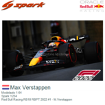 Modelauto 1:64 | Spark Y254 | Red Bull Racing RB18 RBPT 2022 #1 - M.Verstappen Modelauto 1:64 | Spark Y254 | Red Bull Racing RB18 RBPT 2022 #1 - M.Verstappen