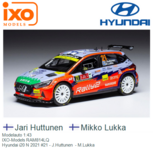 Modelauto 1:43 | IXO-Models RAM814LQ | Hyundai i20 N 2021 #21 - J.Huttunen - M.Lukka Modelauto 1:43 | IXO-Models RAM814LQ | Hyundai i20 N 2021 #21 - J.Huttunen - M.Lukka