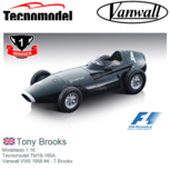 Modelauto 1:18 | Tecnomodel TM18-165A | Vanwall VW5 1958 #4 - T.Brooks Modelauto 1:18 | Tecnomodel TM18-165A | Vanwall VW5 1958 #4 - T.Brooks