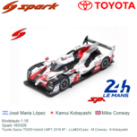 Modelauto 1:18 | Spark 18S426 | Toyota Gazoo TS050 Hybrid LMP1 2019 #7 - J.López - M.Conway - K.Kobayashi Modelauto 1:18 | Spark 18S426 | Toyota Gazoo TS050 Hybrid LMP1 2019 #7 - J.López - M.Conway - K.Kobayashi