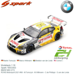 Modelauto 1:18 | Spark 18SG053 | BMW M6 GT3 | ROWE Motorsport 2021 #98 - M.Tomczyk - M.Wittmann - C.de Phillippi - S.van der Linde Modelauto 1:18 | Spark 18SG053 | BMW M6 GT3 | ROWE Motorsport 2021 #98 - M.Tomczyk - M.Wittmann - C.de Phillippi - S.van der Linde