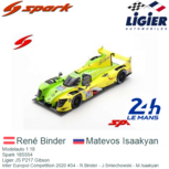 Modelauto 1:18 | Spark 18S554 | Ligier JS P217 Gibson | Inter Europol Competition 2020 #34 - R.Binder - J.Smiechowski - M.Isaakyan Modelauto 1:18 | Spark 18S554 | Ligier JS P217 Gibson | Inter Europol Competition 2020 #34 - R.Binder - J.Smiechowski - M.Isaakyan
