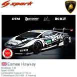 Modelauto 1:43 | Spark SG800 | Lamborghini Huracan GT3 Evo | T3 Motorsport 2021 #26 - E.Hawkey Modelauto 1:43 | Spark SG800 | Lamborghini Huracan GT3 Evo | T3 Motorsport 2021 #26 - E.Hawkey