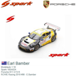 Modelauto 1:18 | Spark 18SA024 | Porsche 911 GT3 R | ROWE Racing 2019 #98 - E.Bamber Modelauto 1:18 | Spark 18SA024 | Porsche 911 GT3 R | ROWE Racing 2019 #98 - E.Bamber