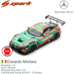 Modelauto 1:18 | Spark 18SA025 | Mercedes Benz AMG GT3 | Craft Bamboo Racing 2019 #77 - E.Mortara Modelauto 1:18 | Spark 18SA025 | Mercedes Benz AMG GT3 | Craft Bamboo Racing 2019 #77 - E.Mortara