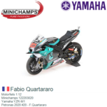 Motorfiets 1:12 | Minichamps 122203020 | Yamaha YZR-M1 | Petronas 2020 #20 - F.Quartararo Motorfiets 1:12 | Minichamps 122203020 | Yamaha YZR-M1 | Petronas 2020 #20 - F.Quartararo