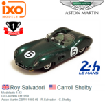 Modelauto 1:43 | IXO-Models LM1959 | Aston Martin DBR1 1959 #5 - R.Salvadori - C.Shelby Modelauto 1:43 | IXO-Models LM1959 | Aston Martin DBR1 1959 #5 - R.Salvadori - C.Shelby