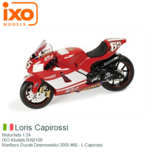 Motorfiets 1:24 | IXO-Models RAB106 | Marlboro Ducati Desmosedici 2005 #65 - L.Capirossi Motorfiets 1:24 | IXO-Models RAB106 | Marlboro Ducati Desmosedici 2005 #65 - L.Capirossi