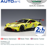 Modelauto 1:18 | Autoart 818089 | Aston Martin Racing Vantage LMGTE-PRO 2018 #95 - M.Sørensen - N.Thiim - D.Turner Modelauto 1:18 | Autoart 818089 | Aston Martin Racing Vantage LMGTE-PRO 2018 #95 - M.Sørensen - N.Thiim - D.Turner