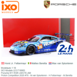 Modelauto 1:18 | IXO-Models LEGT18063 | Porsche 911 RSR LMGTE-AM | Proton Competition 2020 #78 - M.van Splunteren - H.Felbermayr - M.Beretta Modelauto 1:18 | IXO-Models LEGT18063 | Porsche 911 RSR LMGTE-AM | Proton Competition 2020 #78 - M.van Splunteren - H.Felbermayr - M.Beretta