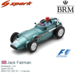 Modelauto 1:43 | Spark S5724 | BRM P25 1957 #7 - J.Fairman Modelauto 1:43 | Spark S5724 | BRM P25 1957 #7 - J.Fairman