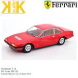 Modelauto 1:18 | KK Scale 180165 | Ferrari 365 GT4 2+2 Red 1972 Modelauto 1:18 | KK Scale 180165 | Ferrari 365 GT4 2+2 Red 1972