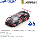 Modelauto 1:18 | Looksmart LS18LM031 | Ferrari 488 GTE EVO | Iron Lynx 2021 #83 - S.Bovy - R.Frey - M.Gatting Modelauto 1:18 | Looksmart LS18LM031 | Ferrari 488 GTE EVO | Iron Lynx 2021 #83 - S.Bovy - R.Frey - M.Gatting