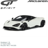 Modelauto 1:18 | GT Spirit GT861 | McLaren 765 LT Wit 2020 Modelauto 1:18 | GT Spirit GT861 | McLaren 765 LT Wit 2020