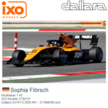 Modelauto 1:43 | IXO-Models GTM151 | Dallara G319 F3 2020 #31 - S.Flörsch Modelauto 1:43 | IXO-Models GTM151 | Dallara G319 F3 2020 #31 - S.Flörsch