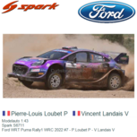 Modelauto 1:43 | Spark S6711 | Ford WRT Puma Rally1 WRC 2022 #7 - P.Loubet P - V.Landais V Modelauto 1:43 | Spark S6711 | Ford WRT Puma Rally1 WRC 2022 #7 - P.Loubet P - V.Landais V
