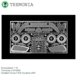 Bouwpakket 1:18 | Tremonia CW18395 | Detailkit Ferrari F430 Scuderia 2007 Bouwpakket 1:18 | Tremonia CW18395 | Detailkit Ferrari F430 Scuderia 2007