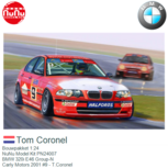 Bouwpakket 1:24 | NuNu Model Kit PN24007 | BMW 320i E46 Group-N | Carly Motors 2001 #9 - T.Coronel Bouwpakket 1:24 | NuNu Model Kit PN24007 | BMW 320i E46 Group-N | Carly Motors 2001 #9 - T.Coronel