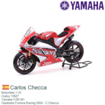 Motorfiets 1:10 | Guiloy 13627 | Yamaha YZR-M1 | Gauloises Fortuna Racing 2004 - C.Checca Motorfiets 1:10 | Guiloy 13627 | Yamaha YZR-M1 | Gauloises Fortuna Racing 2004 - C.Checca