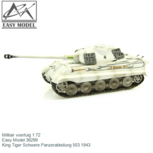 Militair voertuig 1:72 | Easy Model 36299 | King Tiger Schwere Panzerabteilung 503 1943 Militair voertuig 1:72 | Easy Model 36299 | King Tiger Schwere Panzerabteilung 503 1943