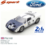 Modelauto 1:18 | Spark 18S409 | Ford GT40 1964 #10 - P.Hill Modelauto 1:18 | Spark 18S409 | Ford GT40 1964 #10 - P.Hill
