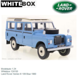 Modelauto 1:24 | Whitebox 124150 | Land Rover Series III 109 Blue 1980 Modelauto 1:24 | Whitebox 124150 | Land Rover Series III 109 Blue 1980