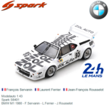 Modelauto 1:43 | Spark S6401 | BMW M1 1980 - F.Servanin - L.Ferrier - J.Rousselot Modelauto 1:43 | Spark S6401 | BMW M1 1980 - F.Servanin - L.Ferrier - J.Rousselot