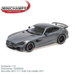 Modelauto 1:18 | Minichamps 155036026 | Mercedes AMG GT-r Matt Grijs metallic 2021 Modelauto 1:18 | Minichamps 155036026 | Mercedes AMG GT-r Matt Grijs metallic 2021
