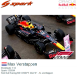 Modelauto 1:12 | Spark 12S034 | Red Bull Racing RB18 RBPT 2022 #1 - M.Verstappen Modelauto 1:12 | Spark 12S034 | Red Bull Racing RB18 RBPT 2022 #1 - M.Verstappen