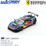 Modelauto 1:43 | Looksmart LSRC125 | Ferrari 488 GT3 EVO | AF Corse 2021 #30 - L.Lawson Modelauto 1:43 | Looksmart LSRC125 | Ferrari 488 GT3 EVO | AF Corse 2021 #30 - L.Lawson