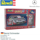 Bouwpakket 1:32 | Revell 07119 | Mercedes Benz CLK | Vodafone 2002 - B.Schneider Bouwpakket 1:32 | Revell 07119 | Mercedes Benz CLK | Vodafone 2002 - B.Schneider