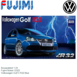 Bouwpakket 1:24 | Fujimi Mokei 12322 | Volkswagen Golf V R32 Blue Bouwpakket 1:24 | Fujimi Mokei 12322 | Volkswagen Golf V R32 Blue