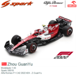 Modelauto 1:43 | Spark S8518 | Alfa Romeo F1 C42 2022 #24 - Z.GuanYu Modelauto 1:43 | Spark S8518 | Alfa Romeo F1 C42 2022 #24 - Z.GuanYu