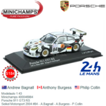 Modelauto 1:43 | Minichamps 400046984 | Porsche 911 GT3 RS | Seikel Motorsport 2004 #84 - A.Bagnall - A.Burgess - P.Collin Modelauto 1:43 | Minichamps 400046984 | Porsche 911 GT3 RS | Seikel Motorsport 2004 #84 - A.Bagnall - A.Burgess - P.Collin