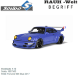 Modelauto 1:18 | Solido 1807503 | RWB Porsche 964 Blue 2017 Modelauto 1:18 | Solido 1807503 | RWB Porsche 964 Blue 2017
