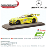 Modelauto 1:43 | Minichamps MANN2018NB | Mercedes AMG GT3 | Team MANN_FILTER 2018 #48 - I.Dontje - R.van der Zande - M.Götz - C.Hohenadel Modelauto 1:43 | Minichamps MANN2018NB | Mercedes AMG GT3 | Team MANN_FILTER 2018 #48 - I.Dontje - R.van der Zande - M.Götz - C.Hohenadel