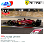 Modelauto 1:18 | BBR Models BBR221816 | Scuderia Ferrari F1-75 2022 #16 - C.Leclerc Modelauto 1:18 | BBR Models BBR221816 | Scuderia Ferrari F1-75 2022 #16 - C.Leclerc